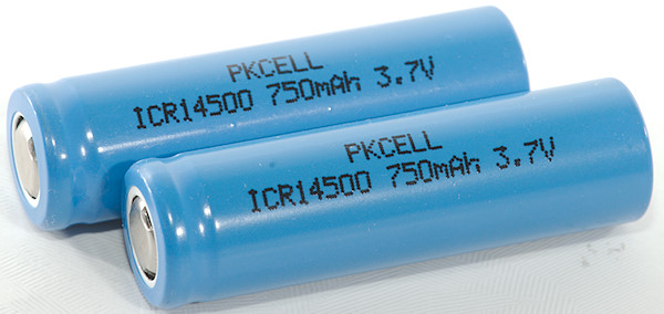 Test/review Of PKCELL ICR14500 750mAh (Blue) - Rechargeable Batteries ...